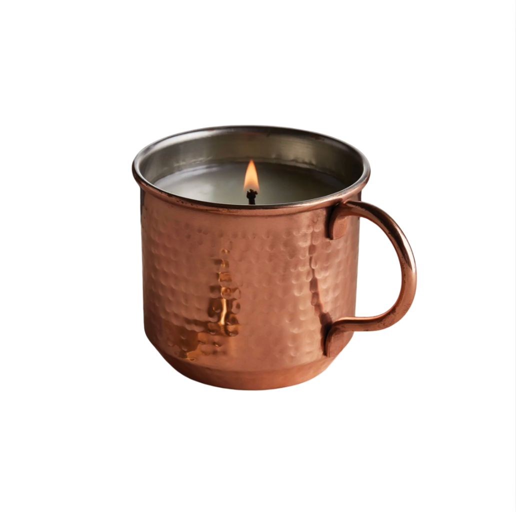 Thymes Copper Mug Candle | Simmered Cider 10 Oz