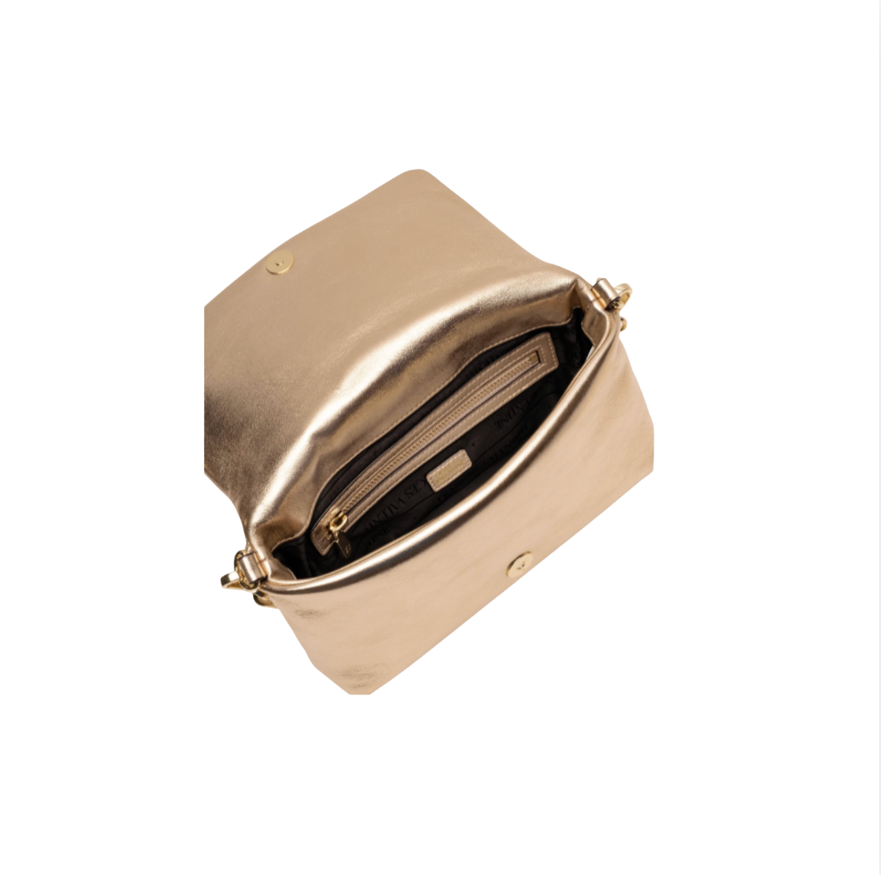 Frances Valentine Small Effie Nappa Bag | Lambskin Leather Platino