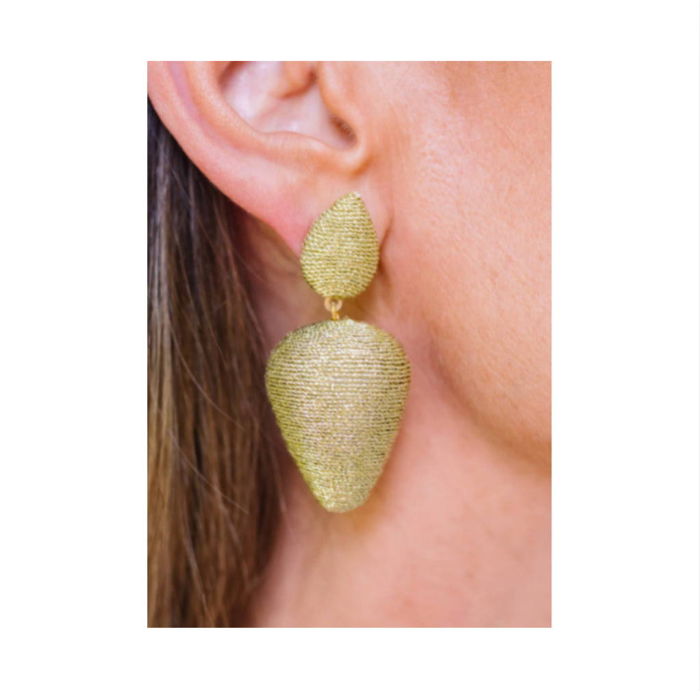 Lisi Lerch Rory Silk Wrapped Earrings | Off White