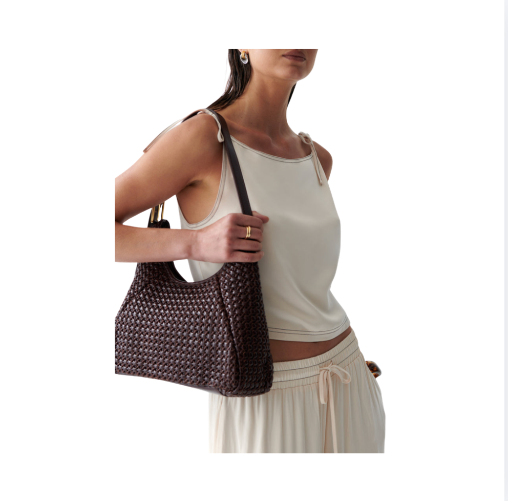 Sancia Izola Hand Bag | Espresso Leather