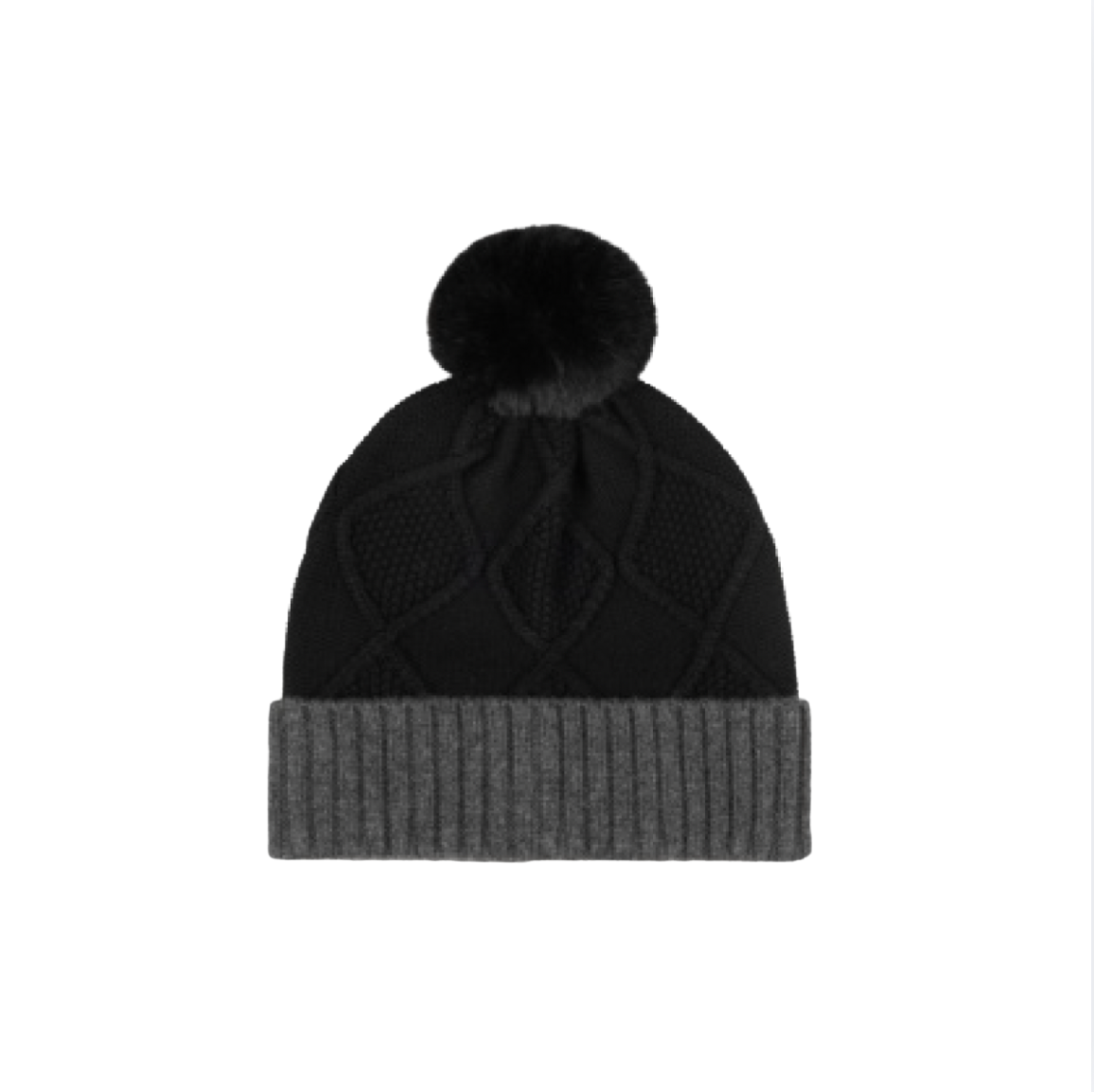 Echo Modernist Block Beanie | Black