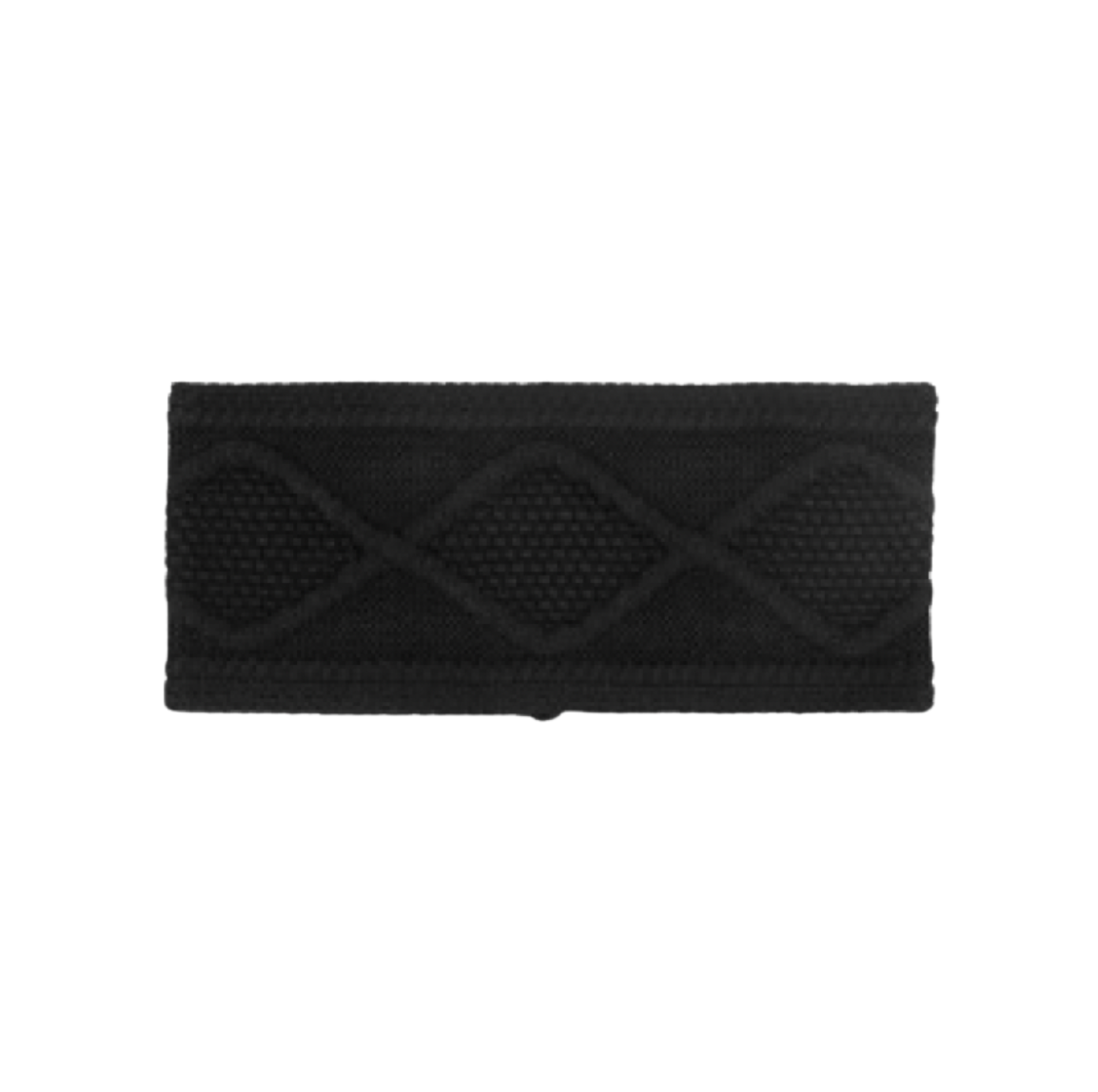 Echo Modernist Block Headband | Black