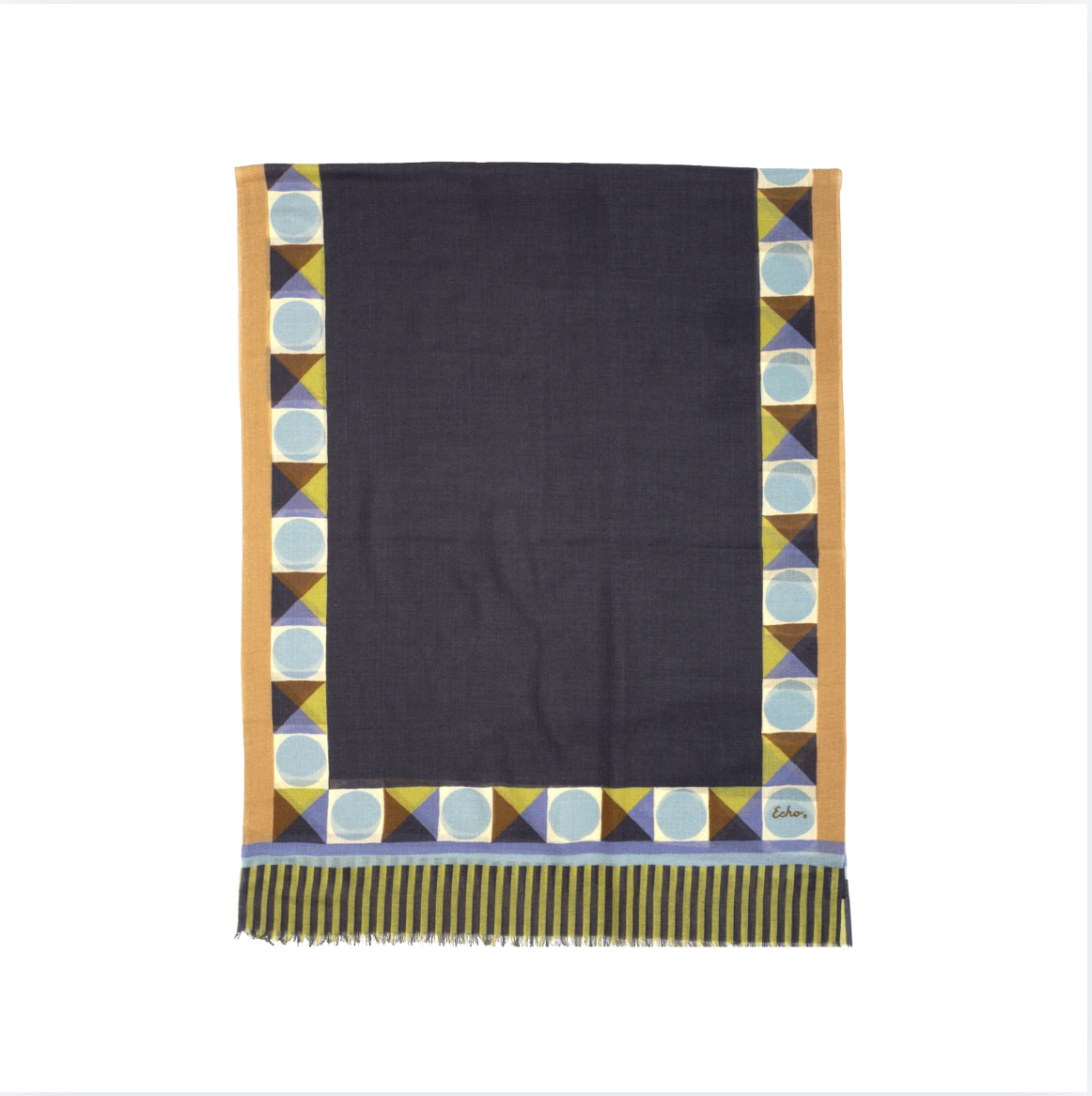 Echo Modernist Geo Wrap | Navy