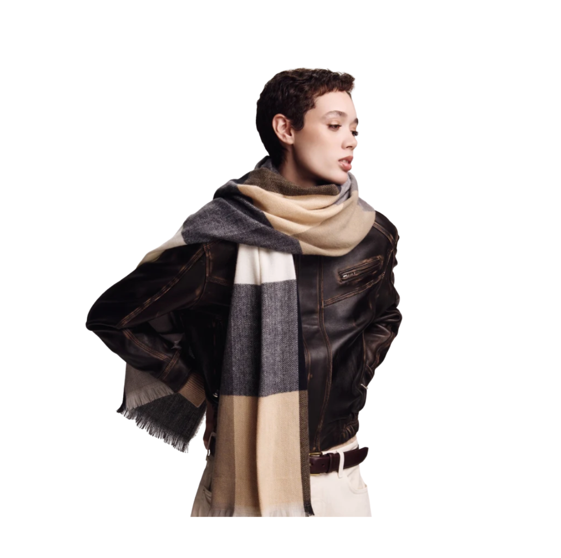 Echo Check Wrap | Black