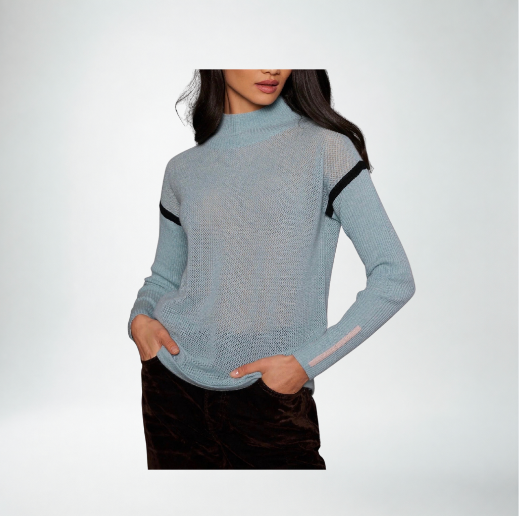 Lisa Todd Cashmere Re-Fine Sweater | Shore Blue