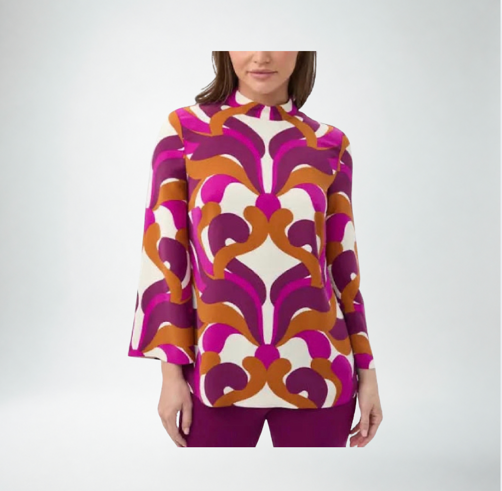 Trina Turk Nyssa Top | Georgette Print