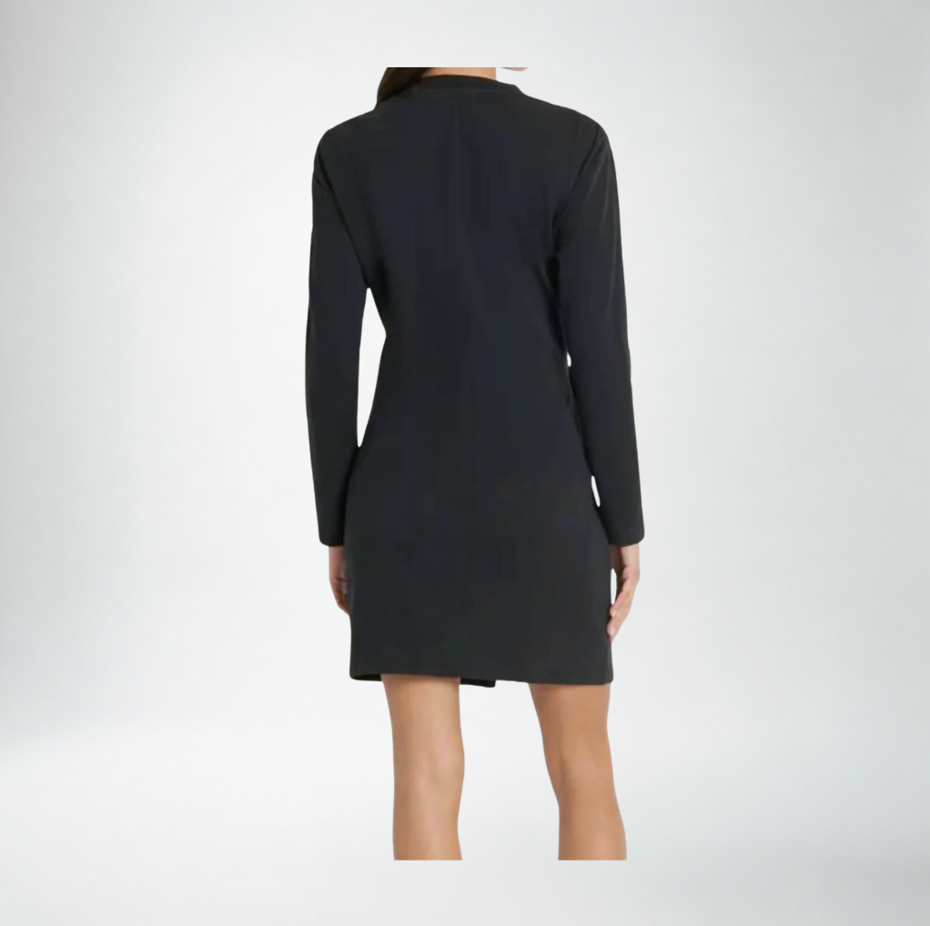 Nation Taylor Wrap Dress | Jet Black