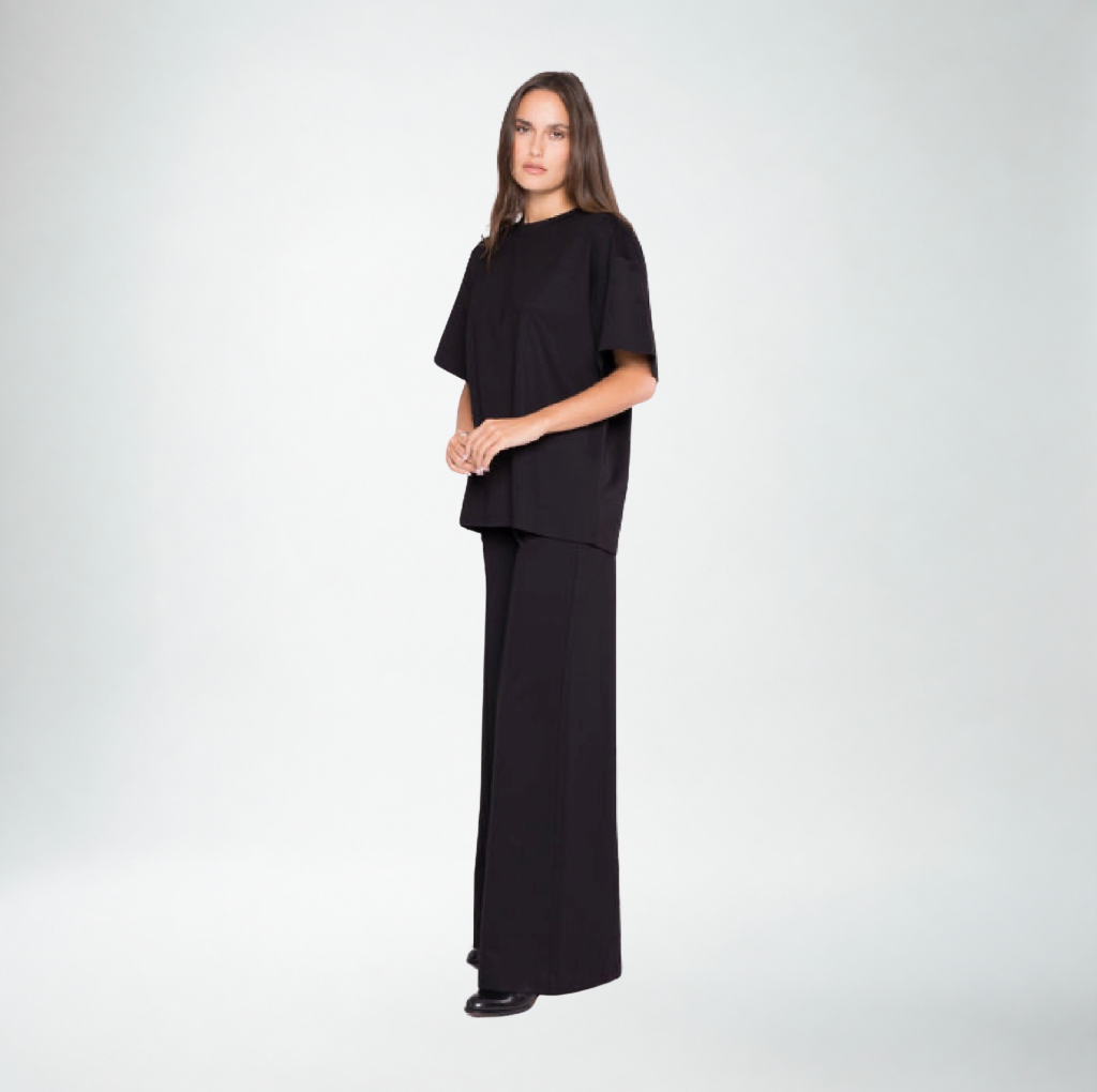 Ripley Rader Ponte Extended Sleeve Top | Black