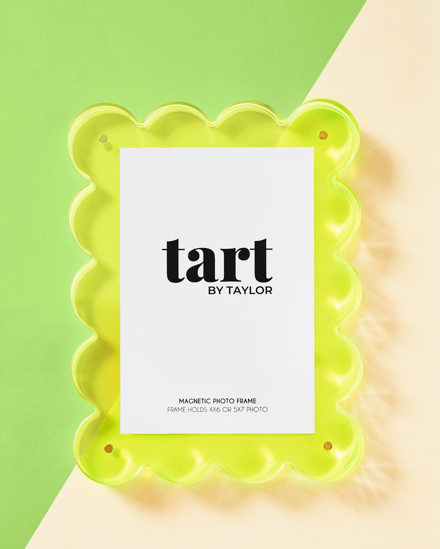 Neon Lime Acrylic Frame