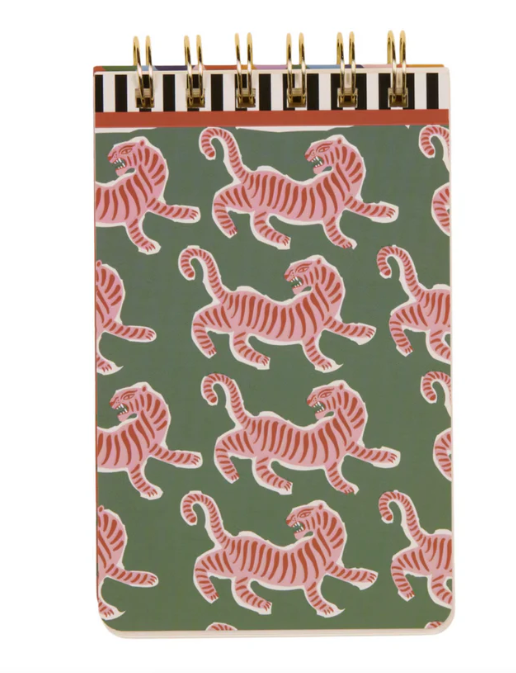 Twin Wire Notepad- Tiger
