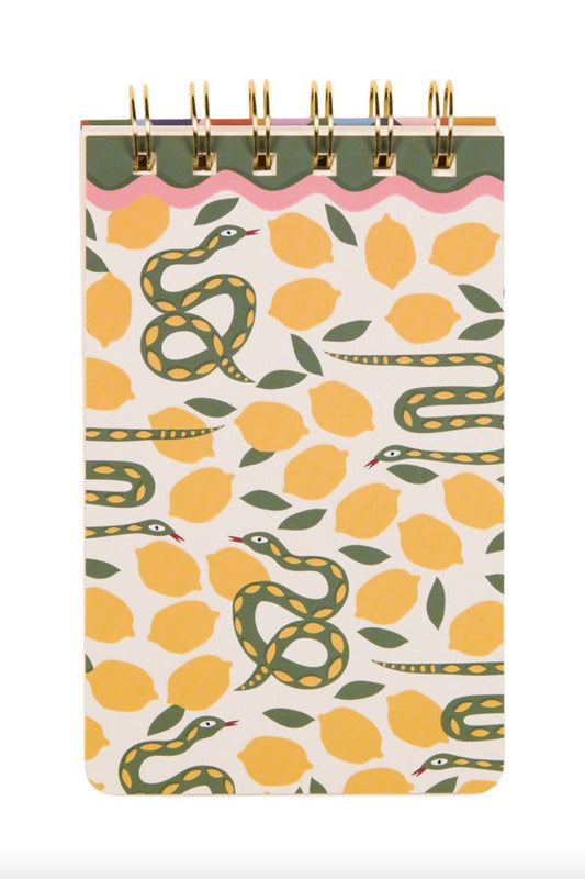 Twin Wire Notepad- Snake