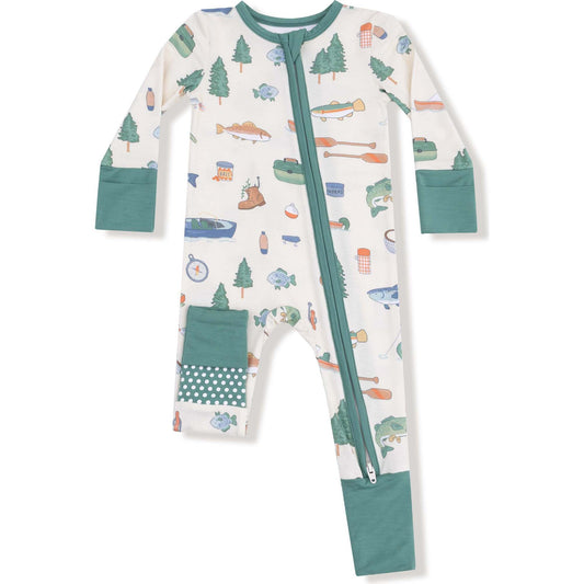 Angel Dear Fishing Things- 2 Way Zipper Romper
