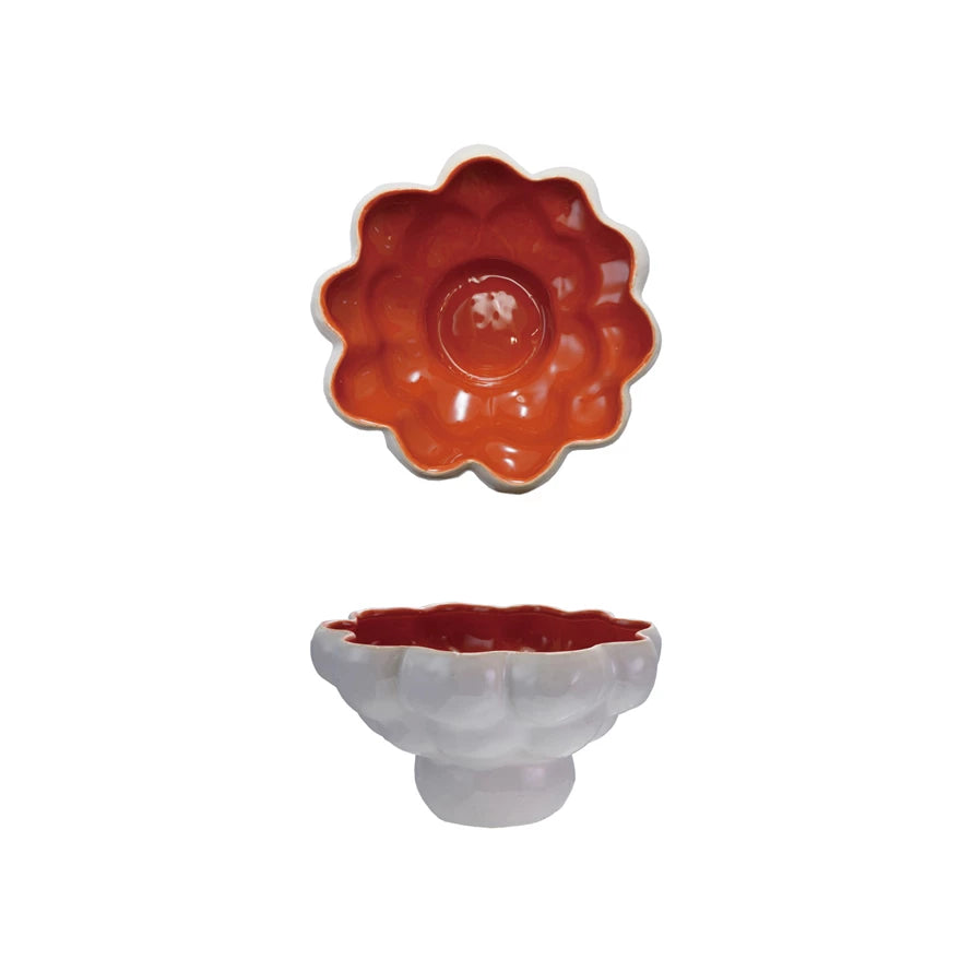 Stoneware Footed Bowl