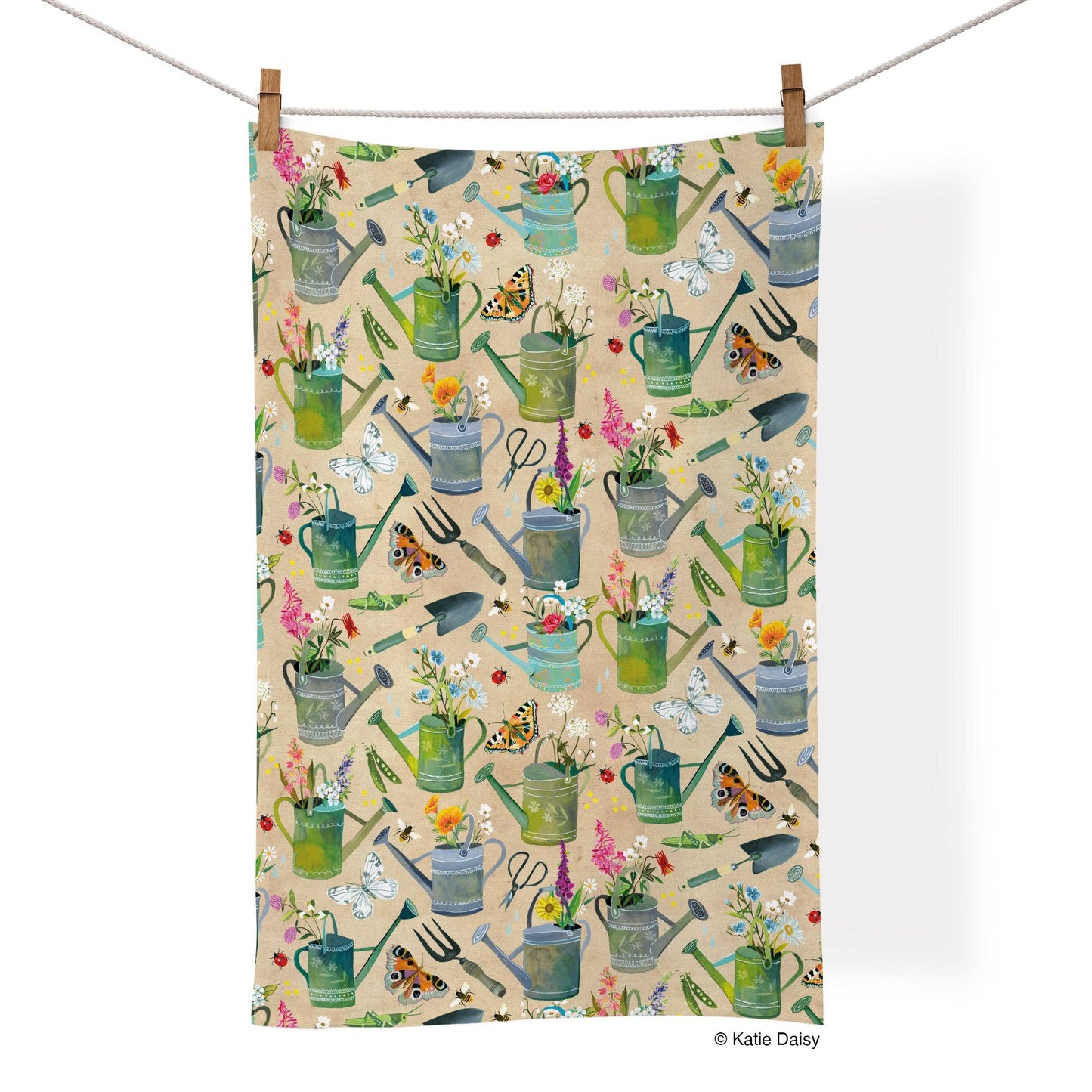Water Cans Cotton Tea Towel
