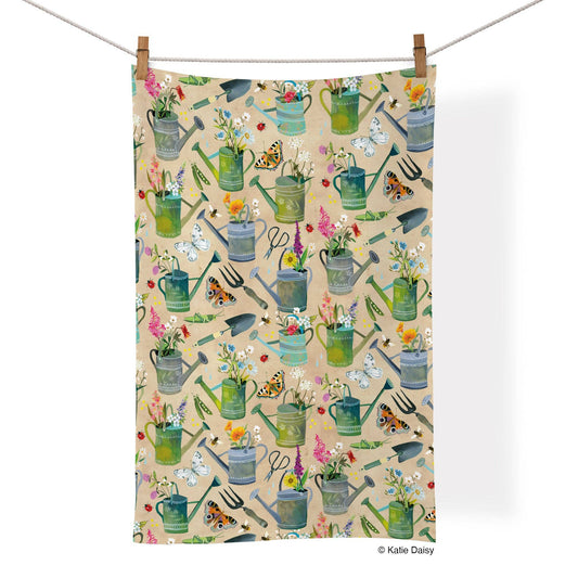 Water Cans Cotton Tea Towel
