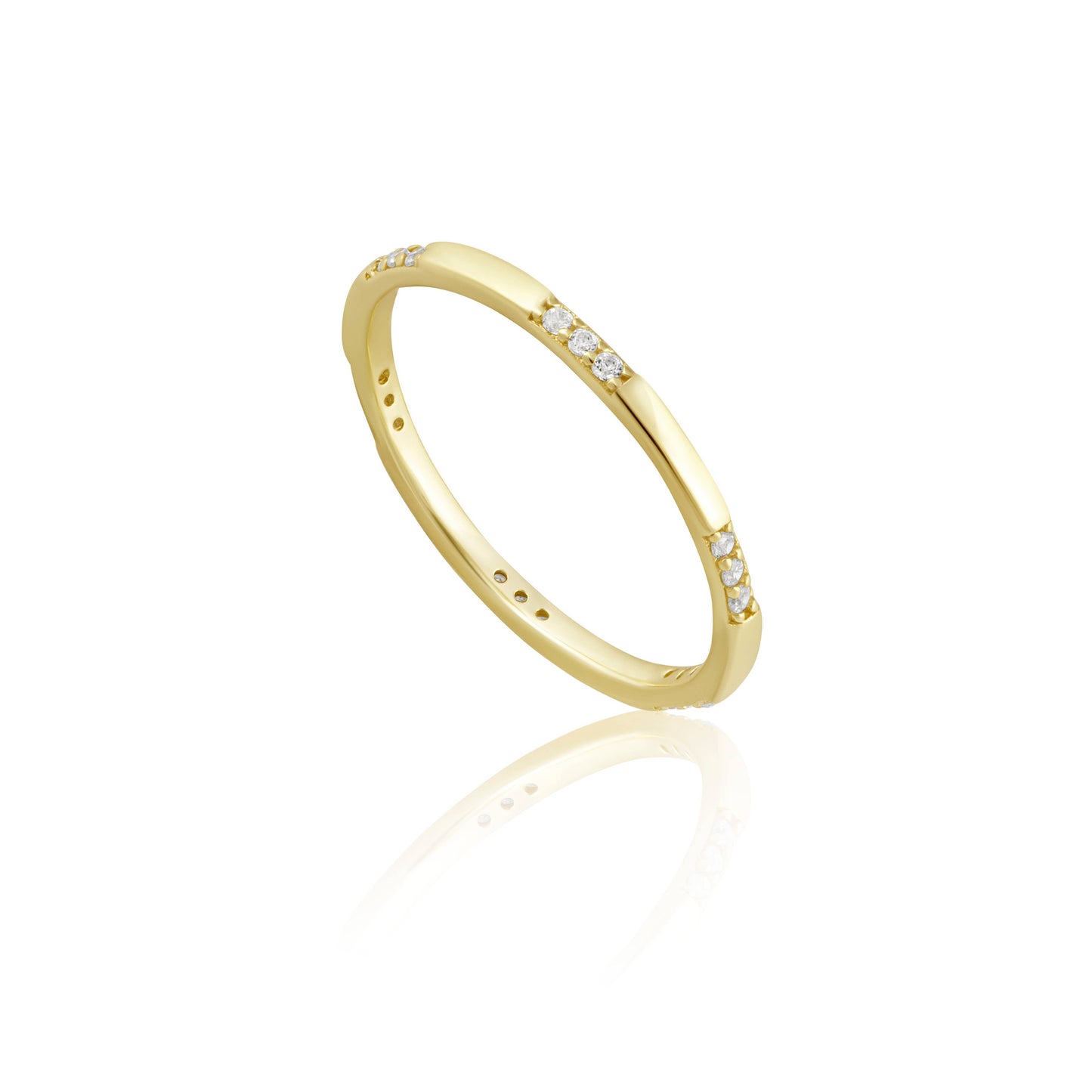 Gold Charli Ring 7