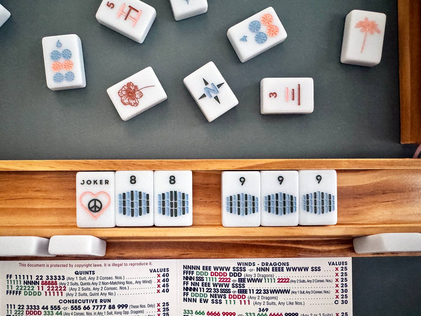Peace Love Mahjong OG Mahj Tiles Desert Dreams Tiles