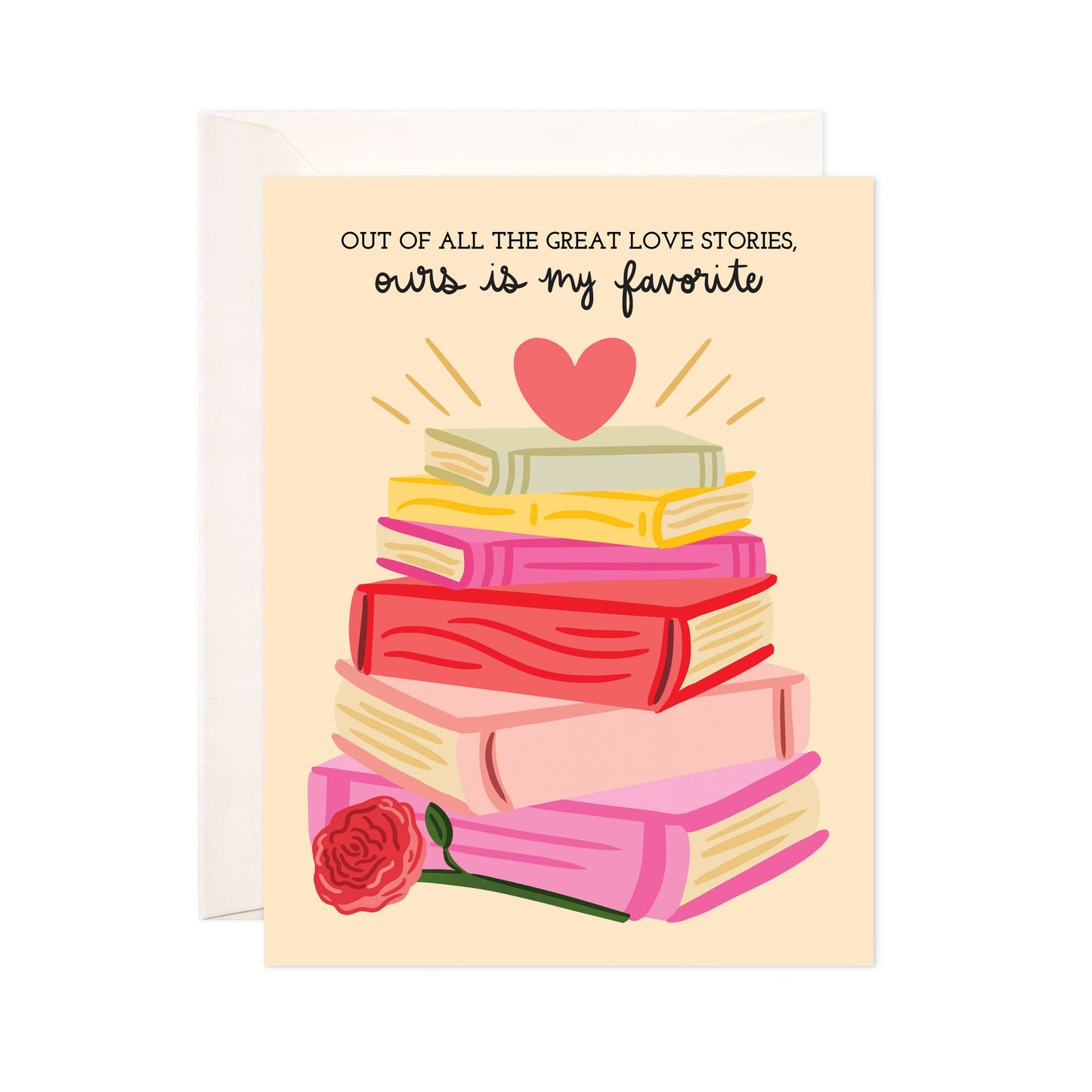 Great Love Stories Greeting Card