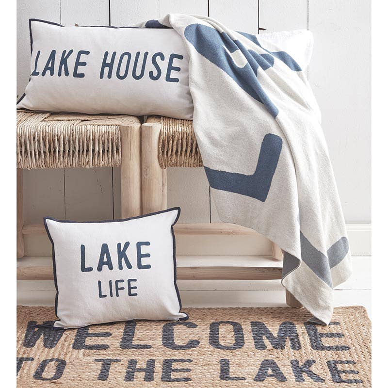 Welcome to the Lake Jute Doormat