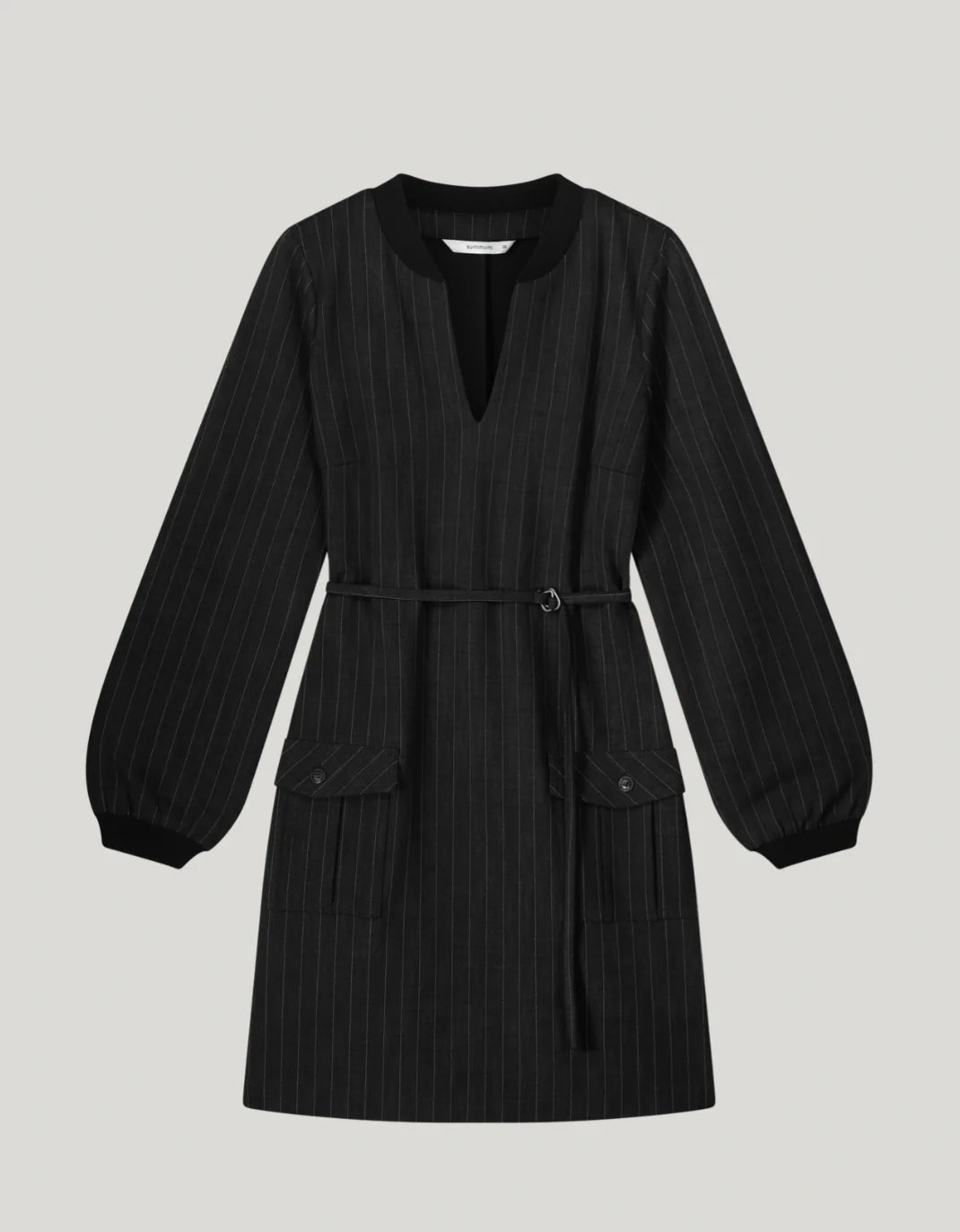 Summum Punto Vintage Stripe Dress in Navy