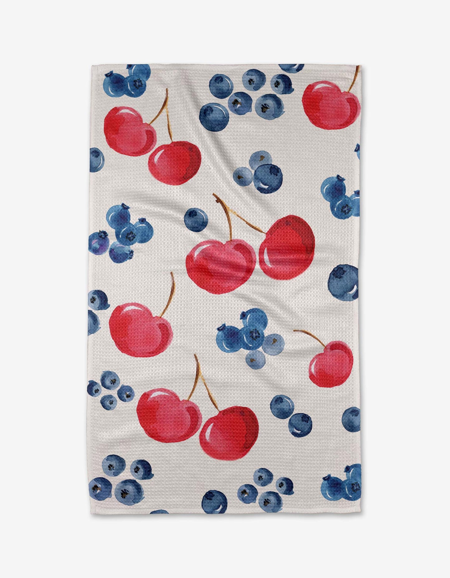 Geometry Cherry On Top Tea Towel