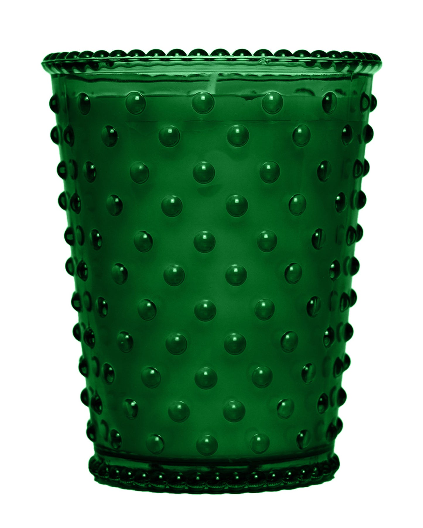 Simpatico Garden Harvest Hobnail Glass Candle