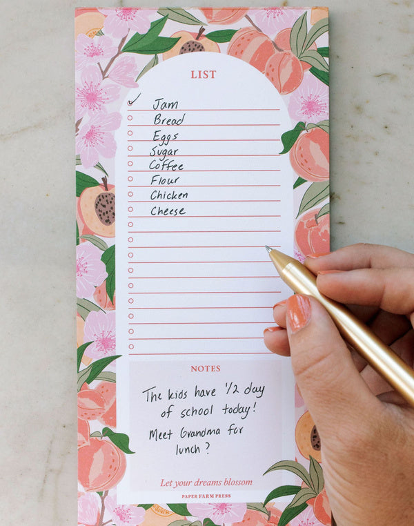 Peach Blossom Market List