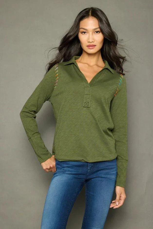 Lisa Todd Whipster Shirt- Jungle