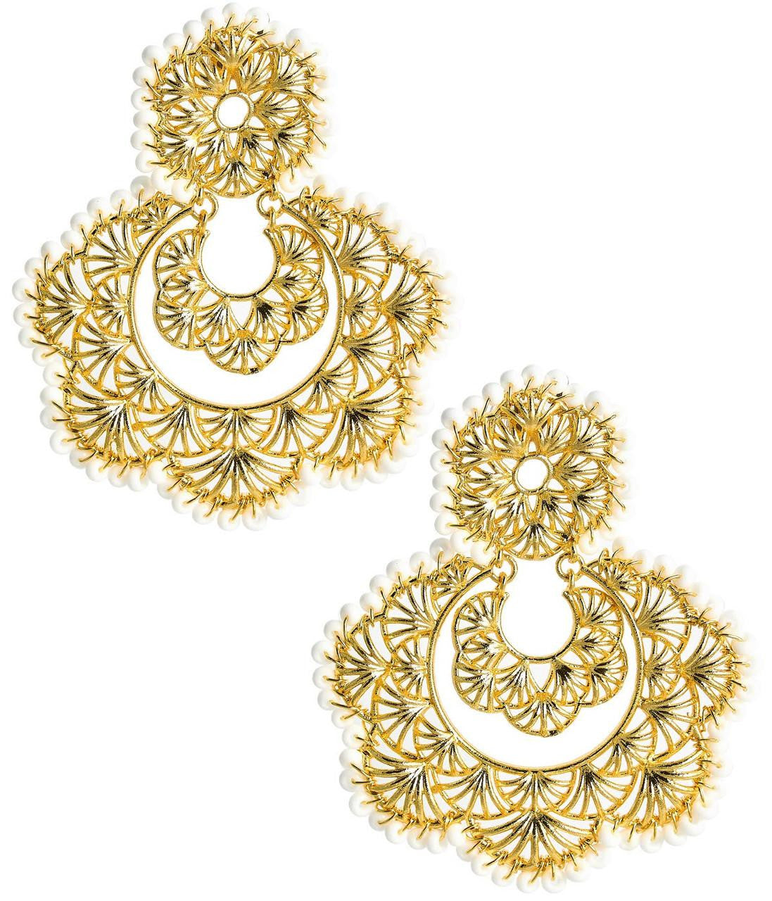 Lisi Lerch Sydney Beaded Earrings - White
