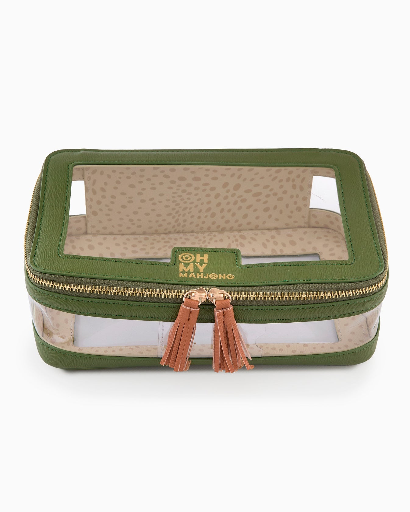 Oh My Mahjong Tile Storage Bag | Olive