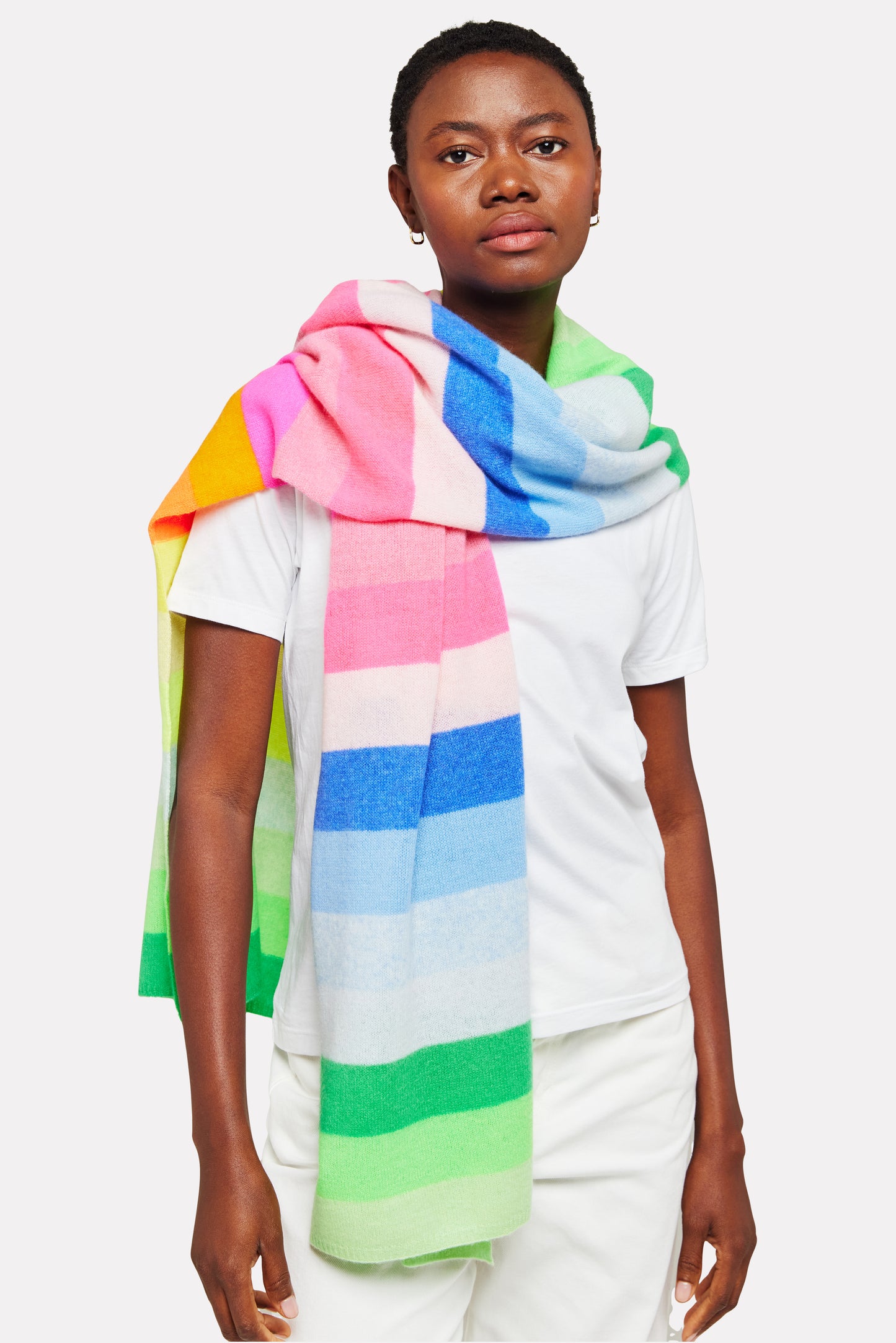 Brodie Stripe Up Travel Wrap