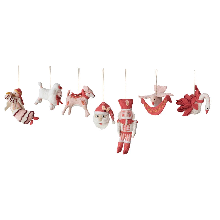 Wool Felt Angel Ornament