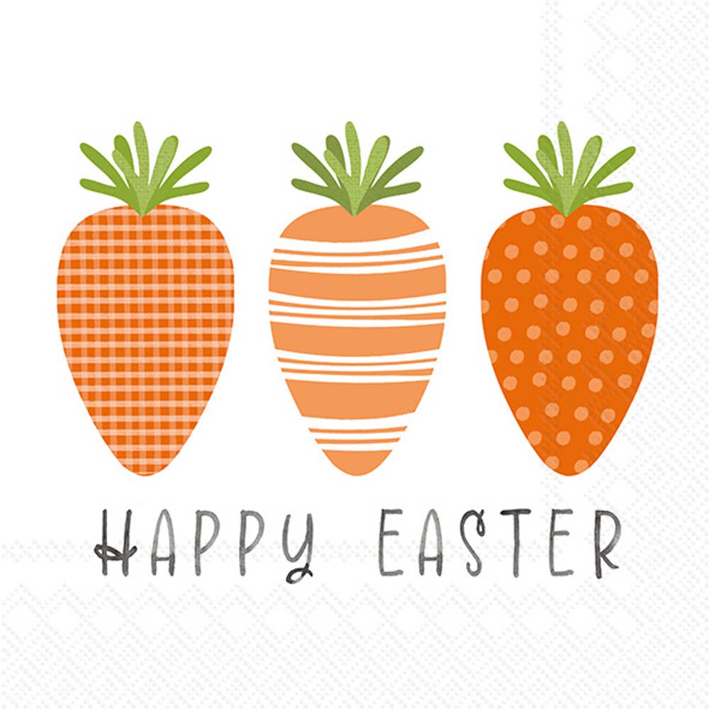 The Carrot Patch Easter-Paper Cocktail Napkin Pack of 20