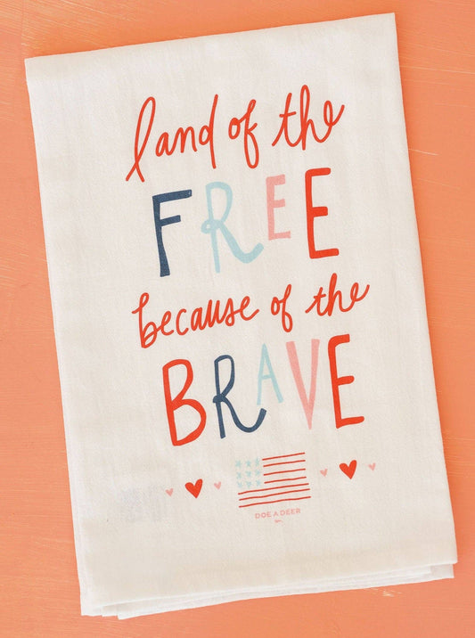 Land of the Free Kitchen Towel