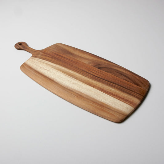 Acacia Tapered Serving Board w/ Rounded Handle