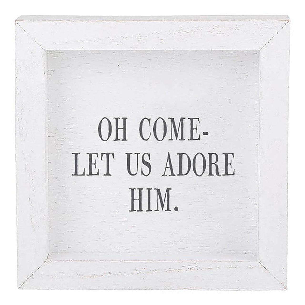 Adore Him Holiday Framed Wall Art
