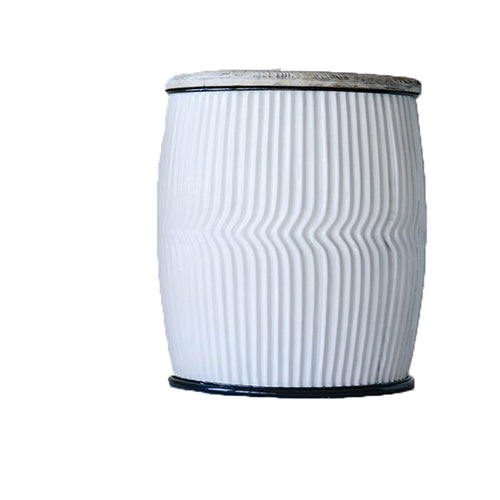 Round Metal and Wood Side Table