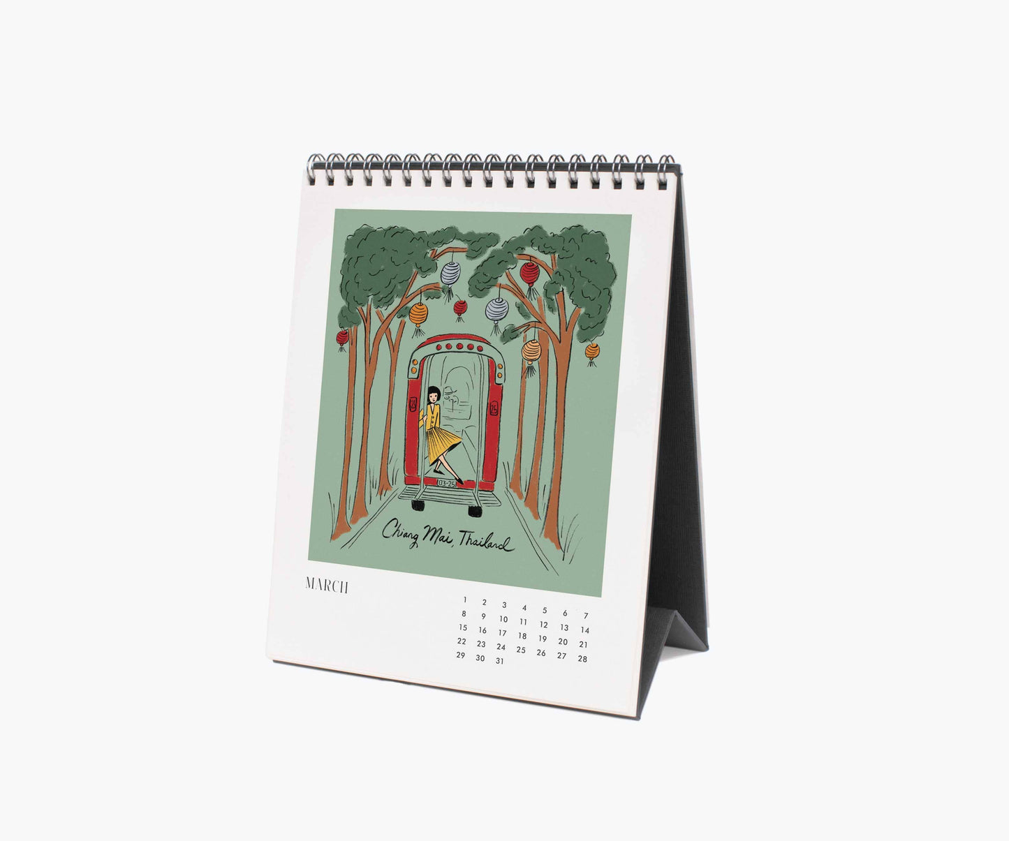 Rifle 2026 Travel Sketchbook Desk Calendar