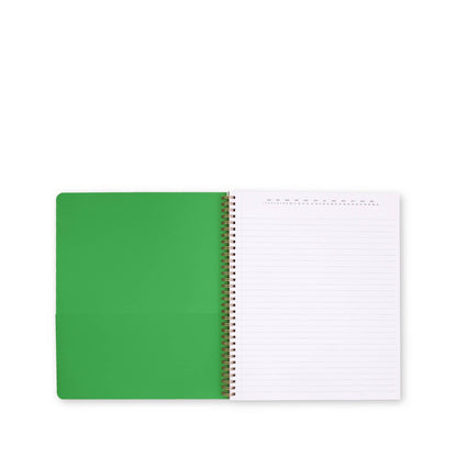 Kate Spade New York Large Spiral Notebook- Sunny Day Stripe