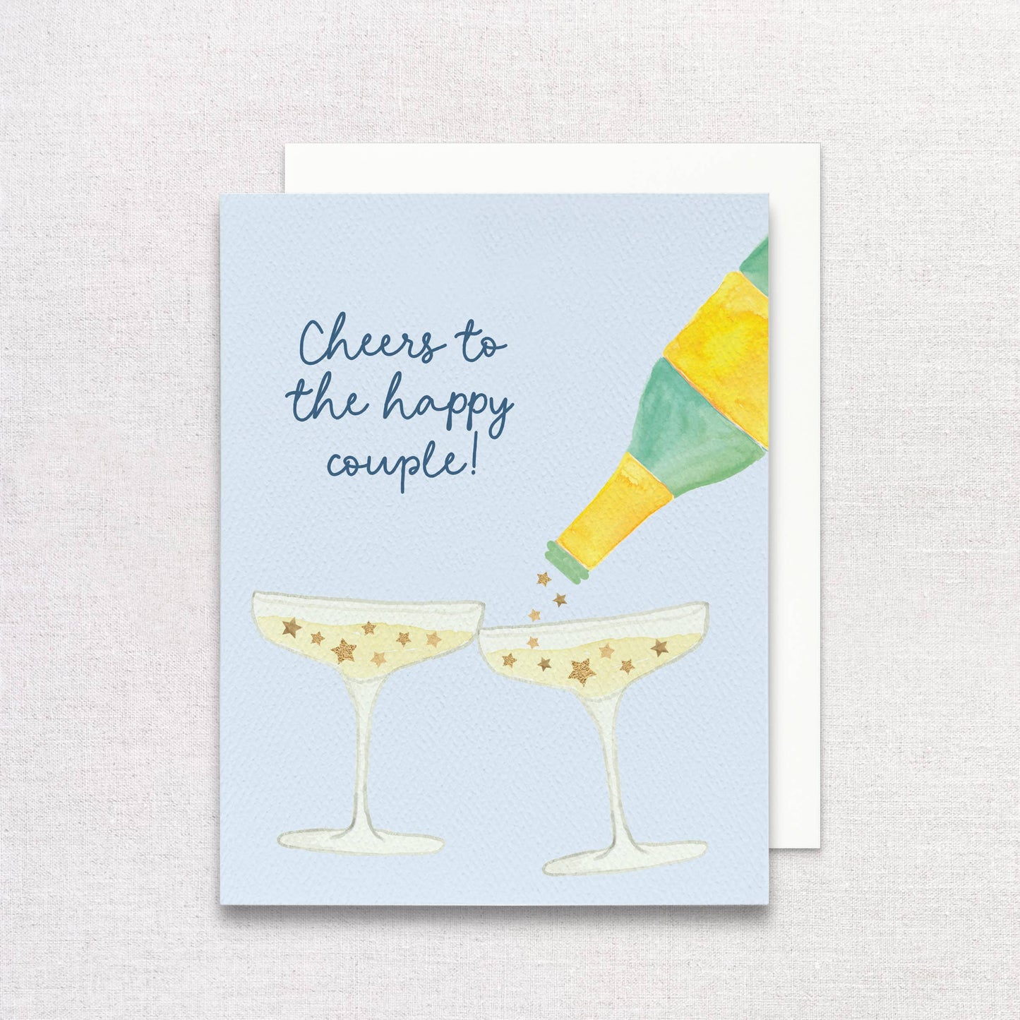 Cheers to the Happy Couple Greeting Card