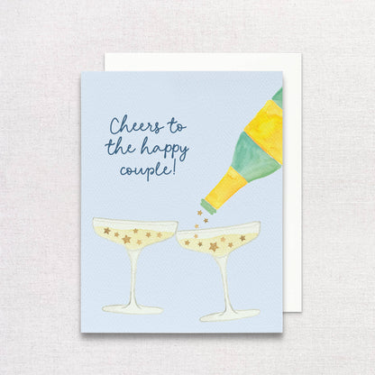Cheers to the Happy Couple Greeting Card