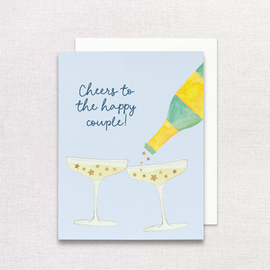 Cheers to the Happy Couple Greeting Card