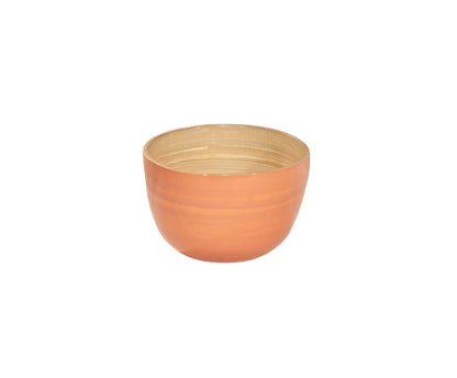 Bamboo Soup Bowl: Orange