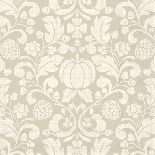Francis Cream Fall Paper Lunch Napkin
