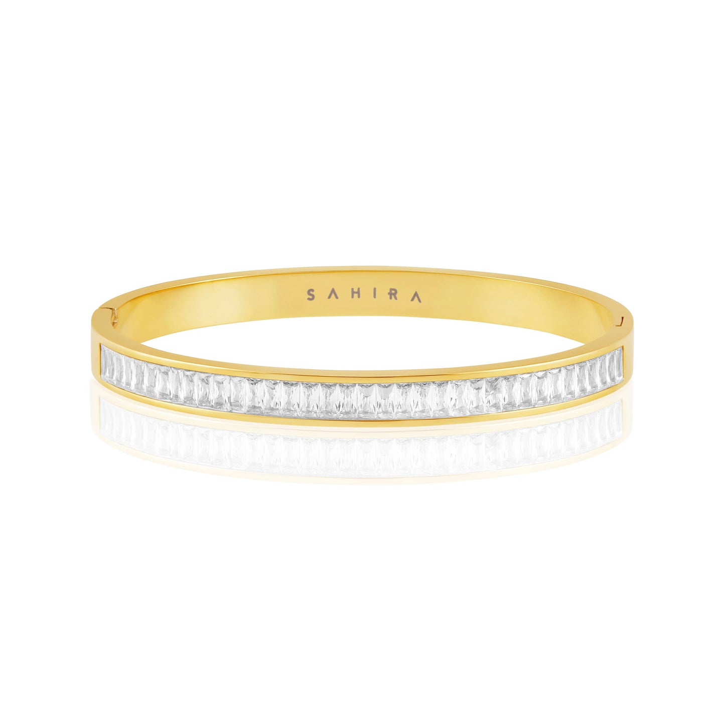 Nicola Gold Faux Diamond Bracelet