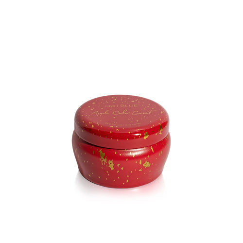 Capri Blue Glimmer Mini Tin Candle | Apple Cider Social 3 Oz