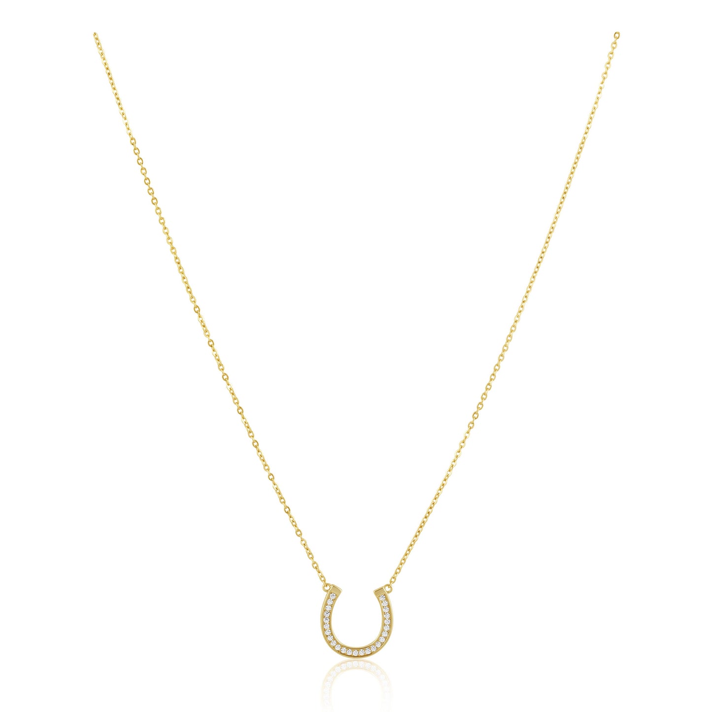 Montana Gold Horseshoe Necklace