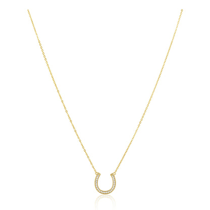 Montana Gold Horseshoe Necklace