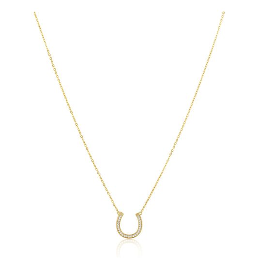 Montana Gold Horseshoe Necklace