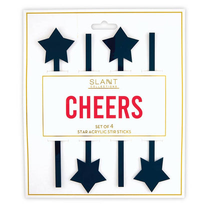 Star Acrylic Stir Sticks